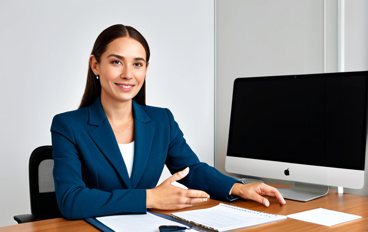 **

"A professional businesswoman in a modest business suit, sitting at a desk in a modern office, fully clothed, appropriate attire, safe for work, perfect anatomy, natural proportions, professional photography, high quality, well-formed hands, proper finger count, natural body proportions, family-friendly."

**